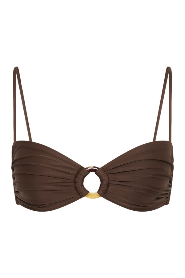 Maya Bikini Top Cedar — packshot