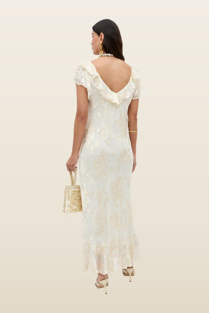 Meadow - Bouquet Devoré — model back
