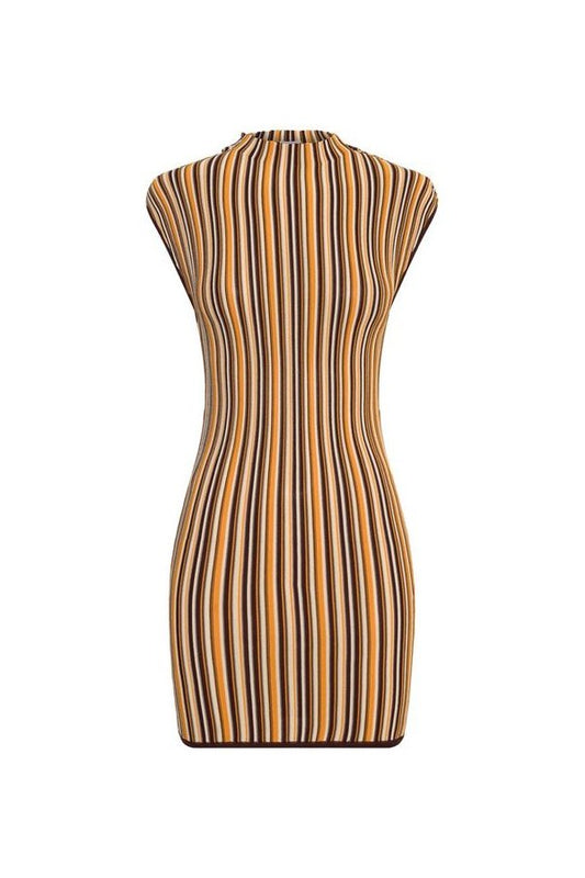 Meggie Striped Sleeveless Mini Dress — packshot