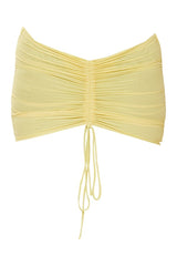 Mesh Ruched Coverup Skirt — packshot