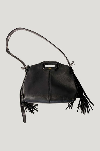 Miss M mini plain leather bag — model front