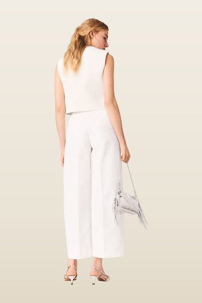 Balloon suit trousers — model back