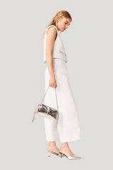 Balloon suit trousers — model side