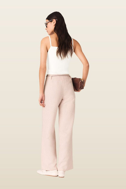 Tweed trousers — model back