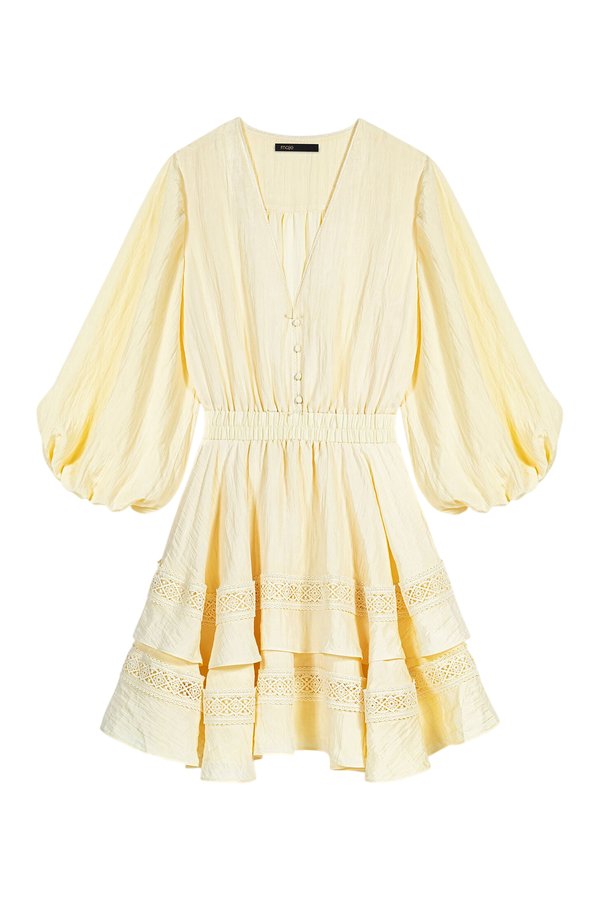 Short ruffled dress — packshot