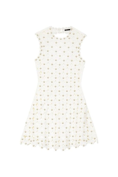 Mirrored crochet dress — packshot