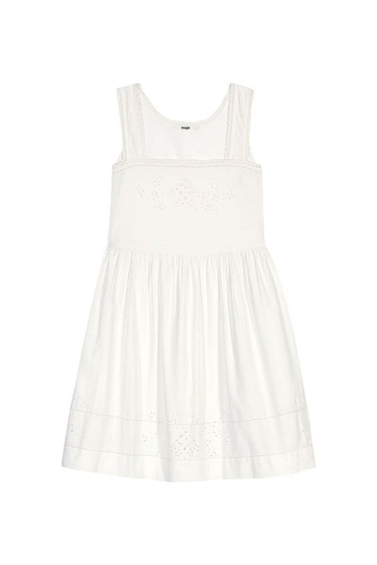 Short dress with lace trim — packshot