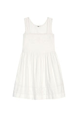 Short dress with lace trim — packshot