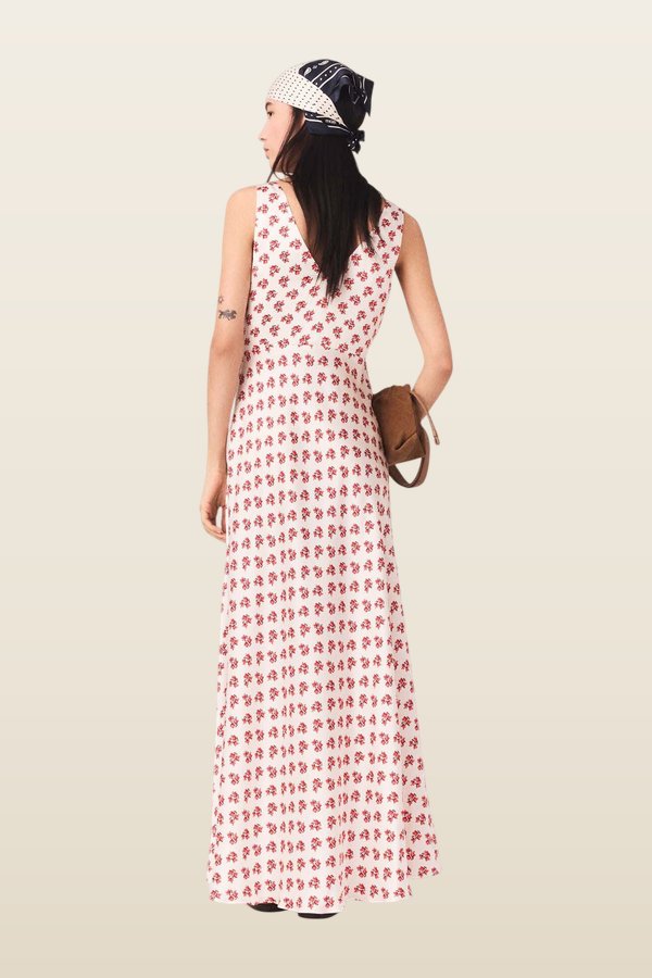 Patterned silk dress — carry 4