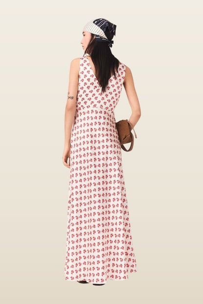 Patterned silk dress — carry 4