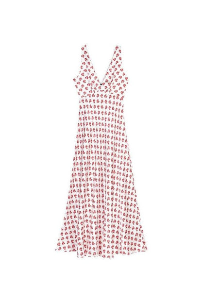 Patterned silk dress — packshot