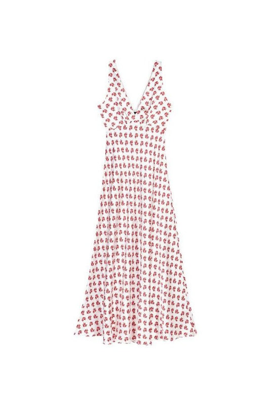 Patterned silk dress — packshot