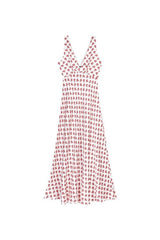 Patterned silk dress — packshot