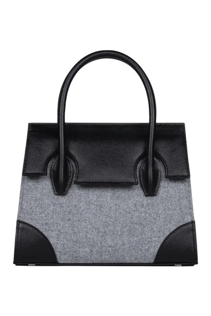 Micro Daphne In Grey Wool — packshot