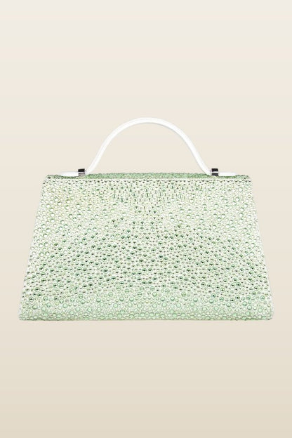 Micro Stella In Mint Crystal — model back