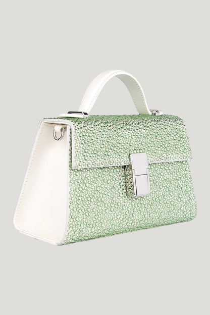 Micro Stella In Mint Crystal — model front