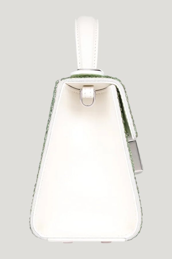 Micro Stella In Mint Crystal — model side