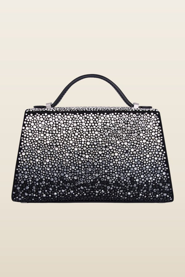 Micro Stella In Silver Ombre Crystal — model back