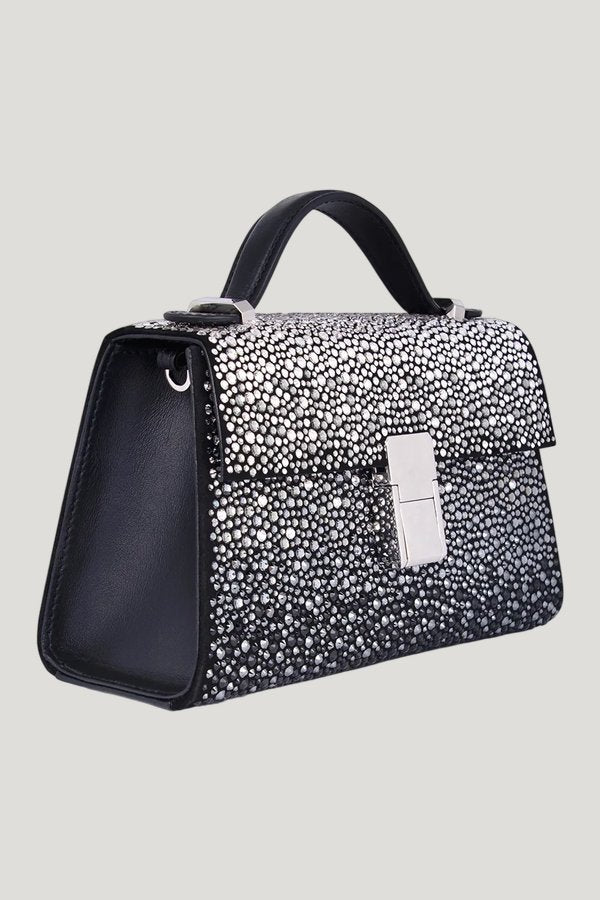 Micro Stella In Silver Ombre Crystal — model front