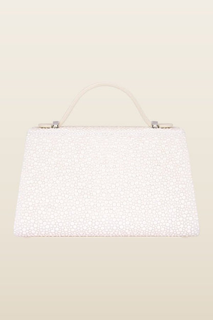 Micro Stella In Pearl — model back