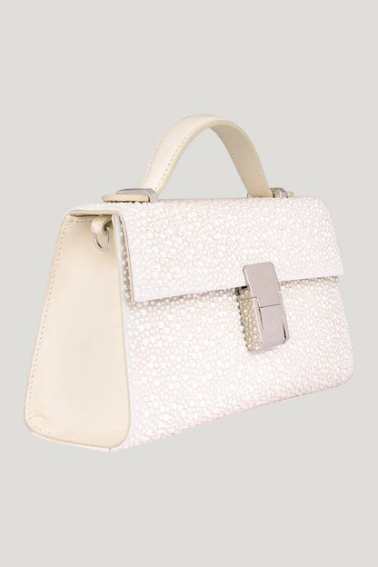 Micro Stella In Pearl — model front