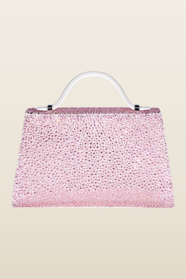 Micro Stella In Rose Crystal — model back