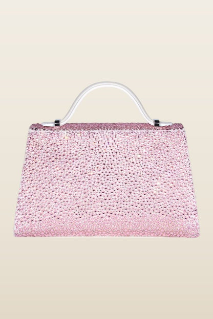 Micro Stella In Rose Crystal — model back