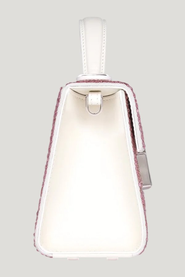 Micro Stella In Rose Crystal — model side