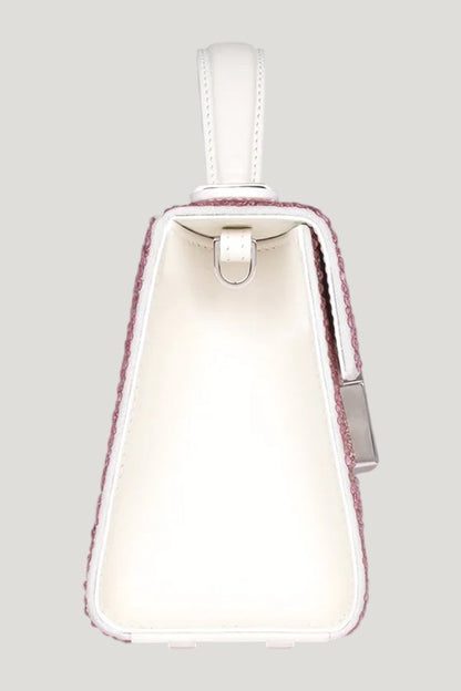 Micro Stella In Rose Crystal — model side