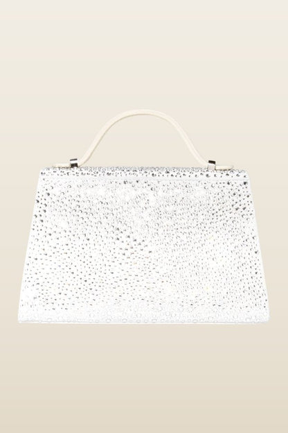 Micro Stella In Silver Crystal — model back