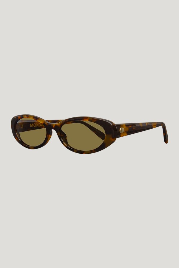Milano Sunglasses - Tortoise — model front