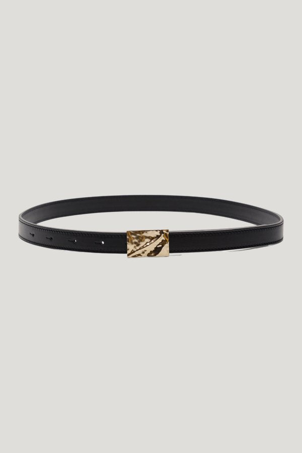 MINAR LDS Calf leather belt — model side