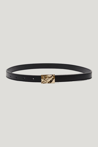 MINAR LDS Calf leather belt — model side