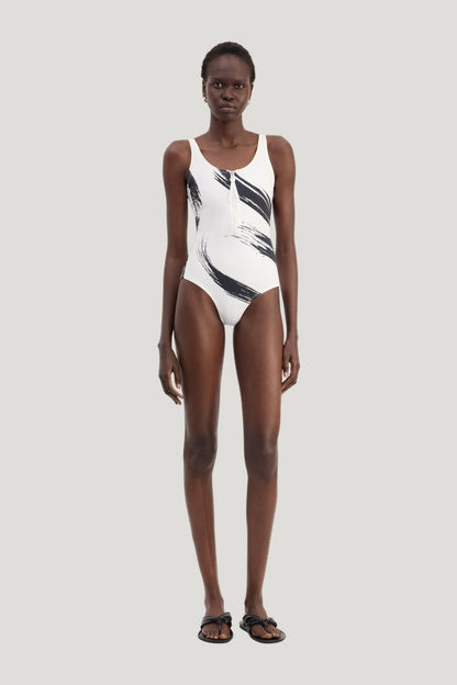 MINEA Printed zipped swimsuit — carry 2