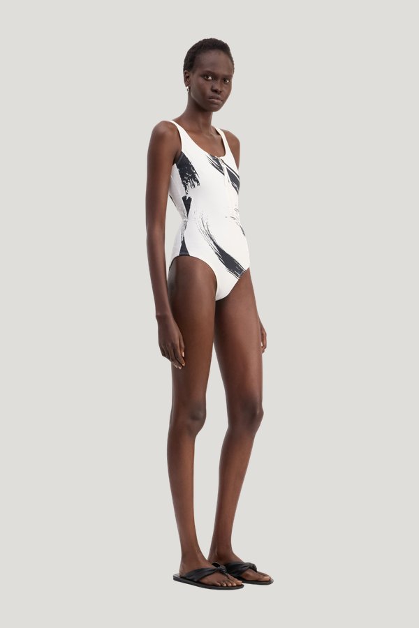 MINEA Printed zipped swimsuit — carry 3
