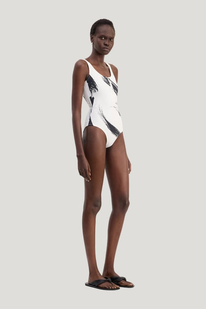 MINEA Printed zipped swimsuit — carry 3