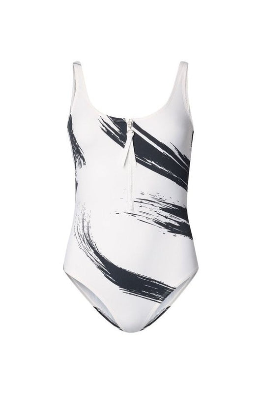 MINEA Printed zipped swimsuit — packshot