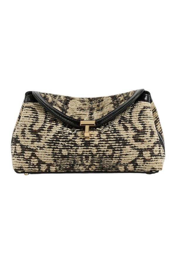 Mini T-lock paisley clutch rye/black — packshot