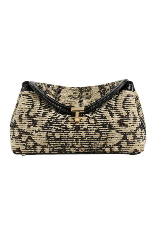 Mini T-lock paisley clutch rye/black — packshot