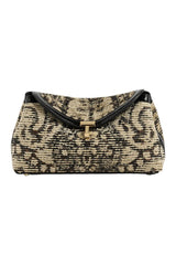 Mini T-lock paisley clutch rye/black — packshot