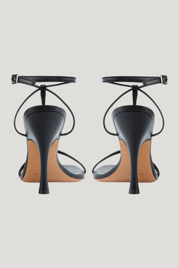 Mixer Sandal in Black Leather — extra