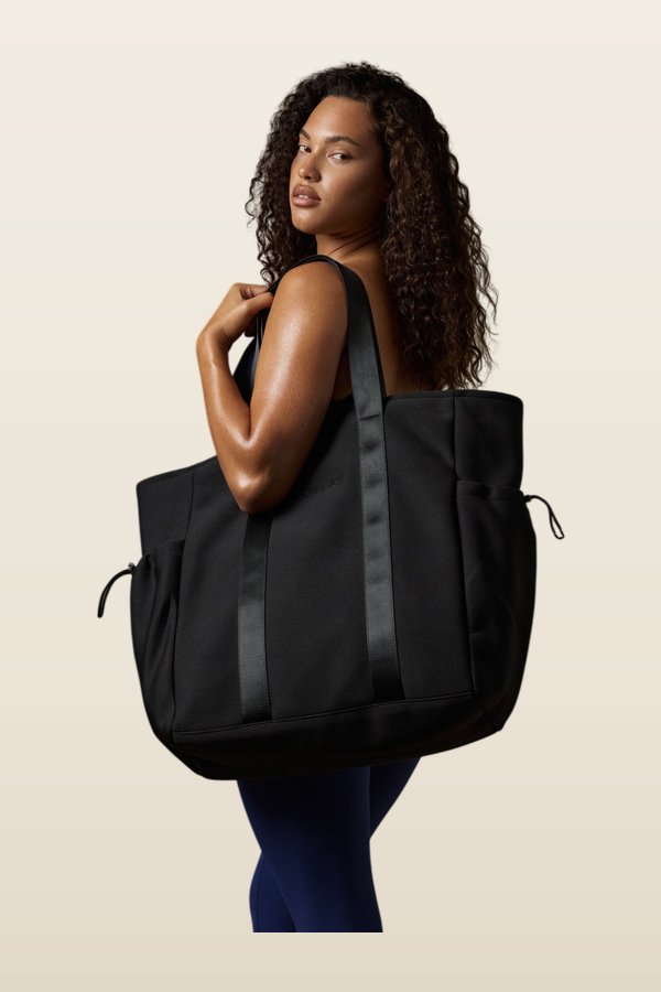 Monday Body Tote Bag — model back