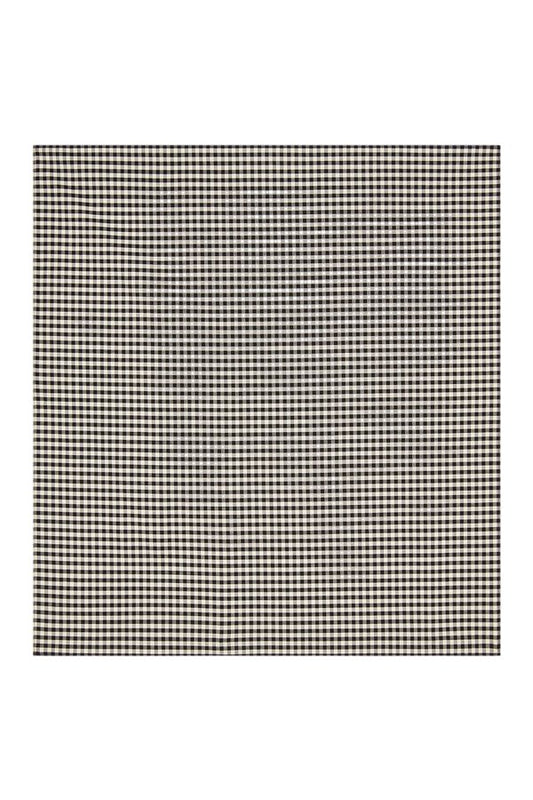 Monday Head Scarf - Black Gingham — packshot