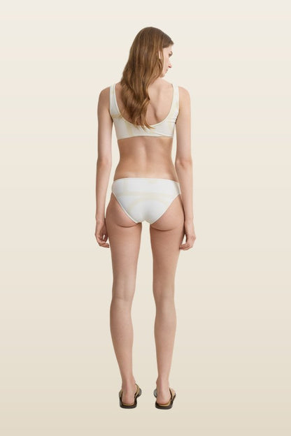 Monogram bikini bottoms — model back