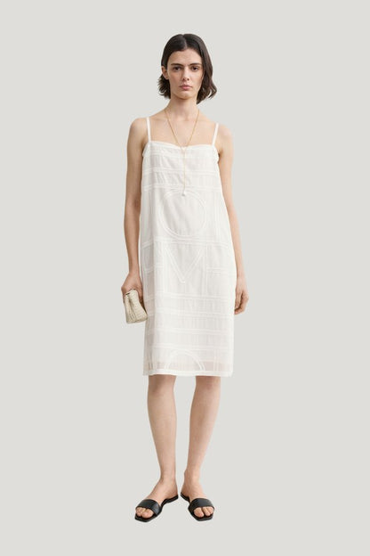 Monogram cotton voile dress — carry 2