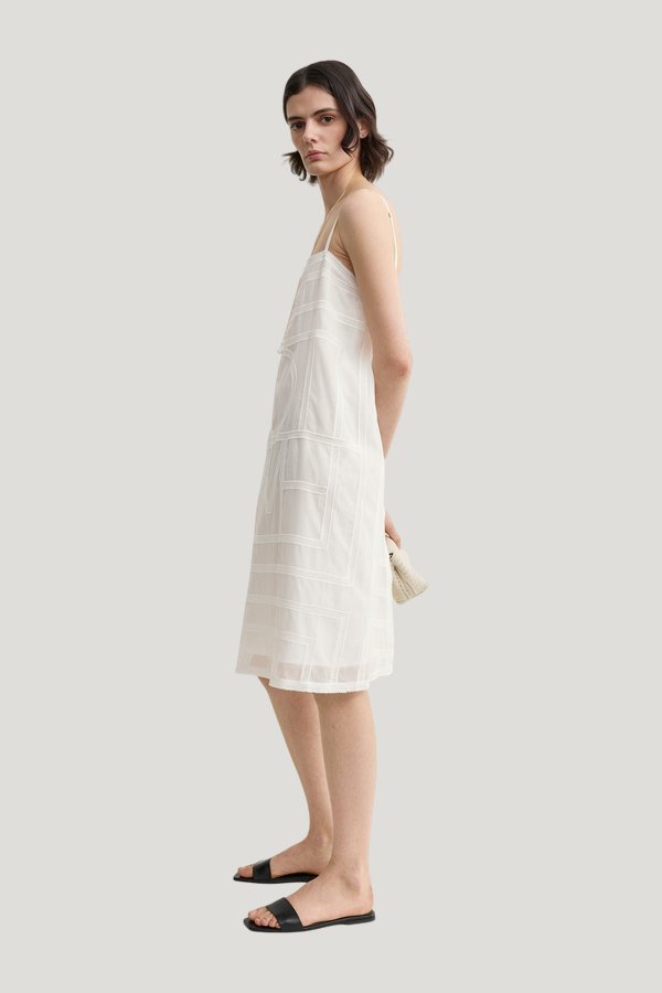 Monogram cotton voile dress — carry 3