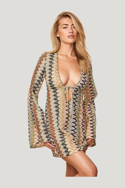 Montego Mini Tie Dress — carry 2