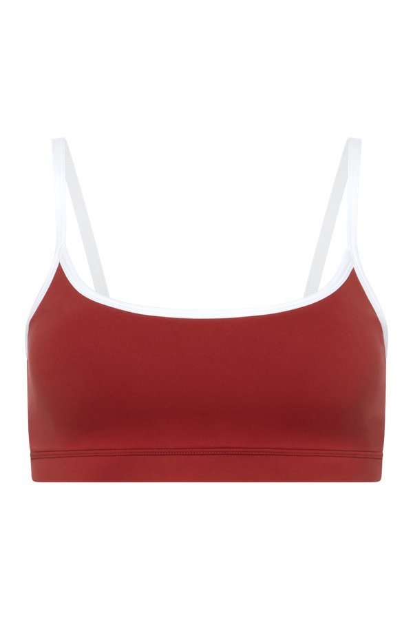 Motion Contrast Bra | Scarlet — packshot