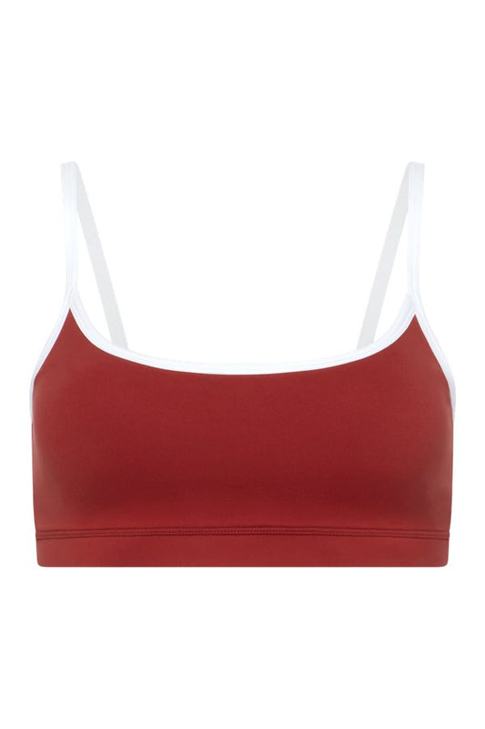 Motion Contrast Bra | Scarlet — packshot