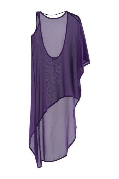Nightfall dress in Purple silk — packshot